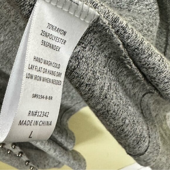 Coin 1804 Beaded Long Cardigan Sweater Duster Pockets Stretch Soft Lightweight L - Picture 9 of 14